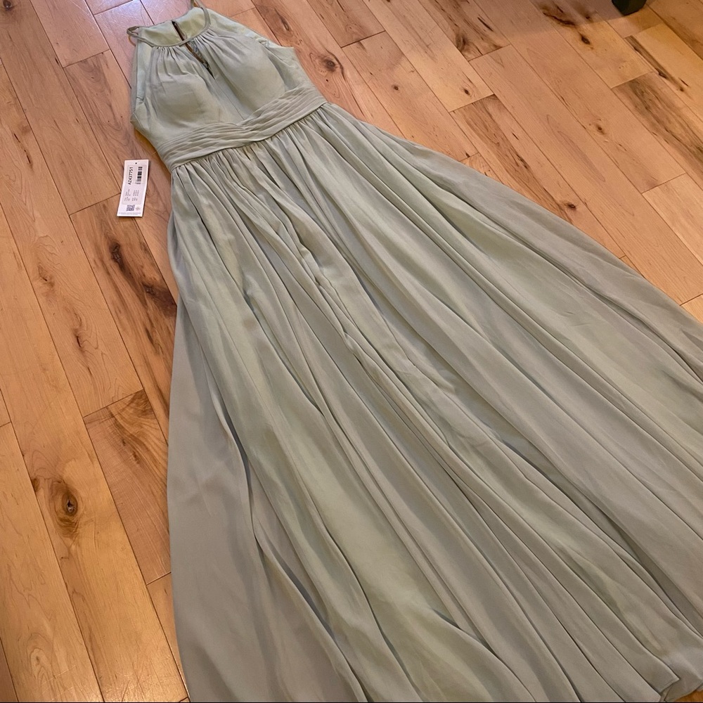 Azazie Cherish Floor Length Chiffon Bridesmaid Dress